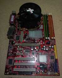 Kit placa de baza Msi P965 Neo + intel core 2 Duo 6600 + 1gb RAM