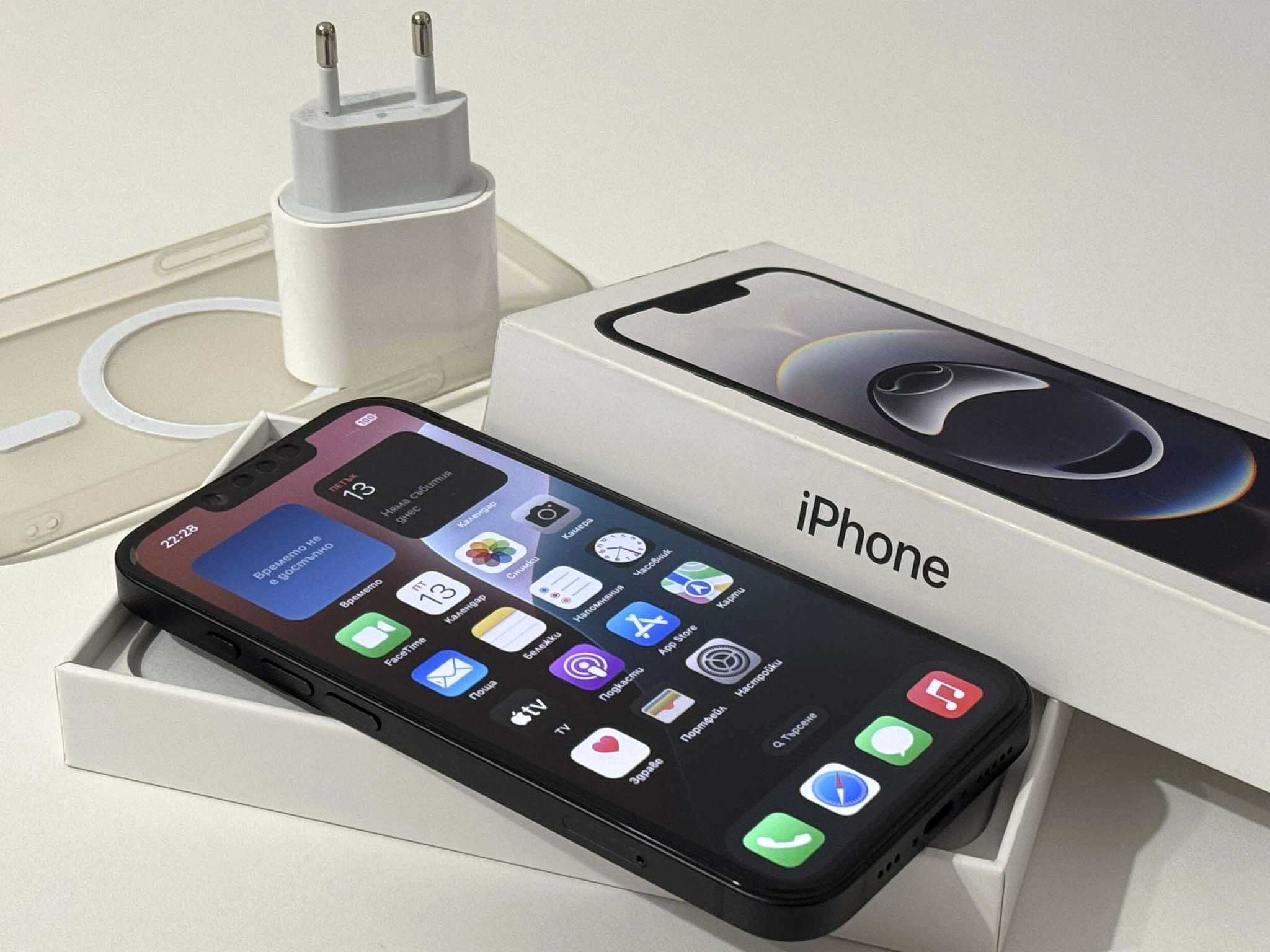 Бартер! НОВ! Гаранция 36м. iPhone 16e Black (Черен)