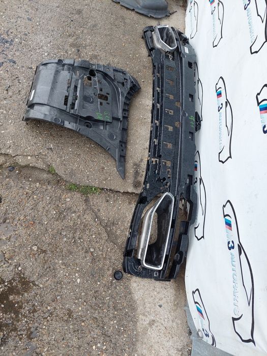 Tipsuri BMW ornamente toba BMW seria 7 G11 G12 LCI 2019 cu suport