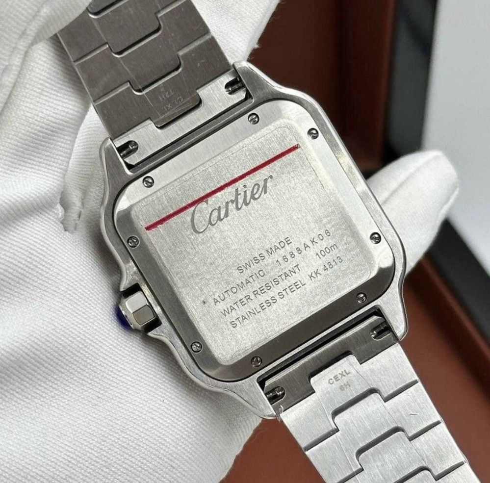 Cartier Santos Blue Dial
