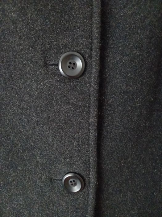 Palton negru lana 80%