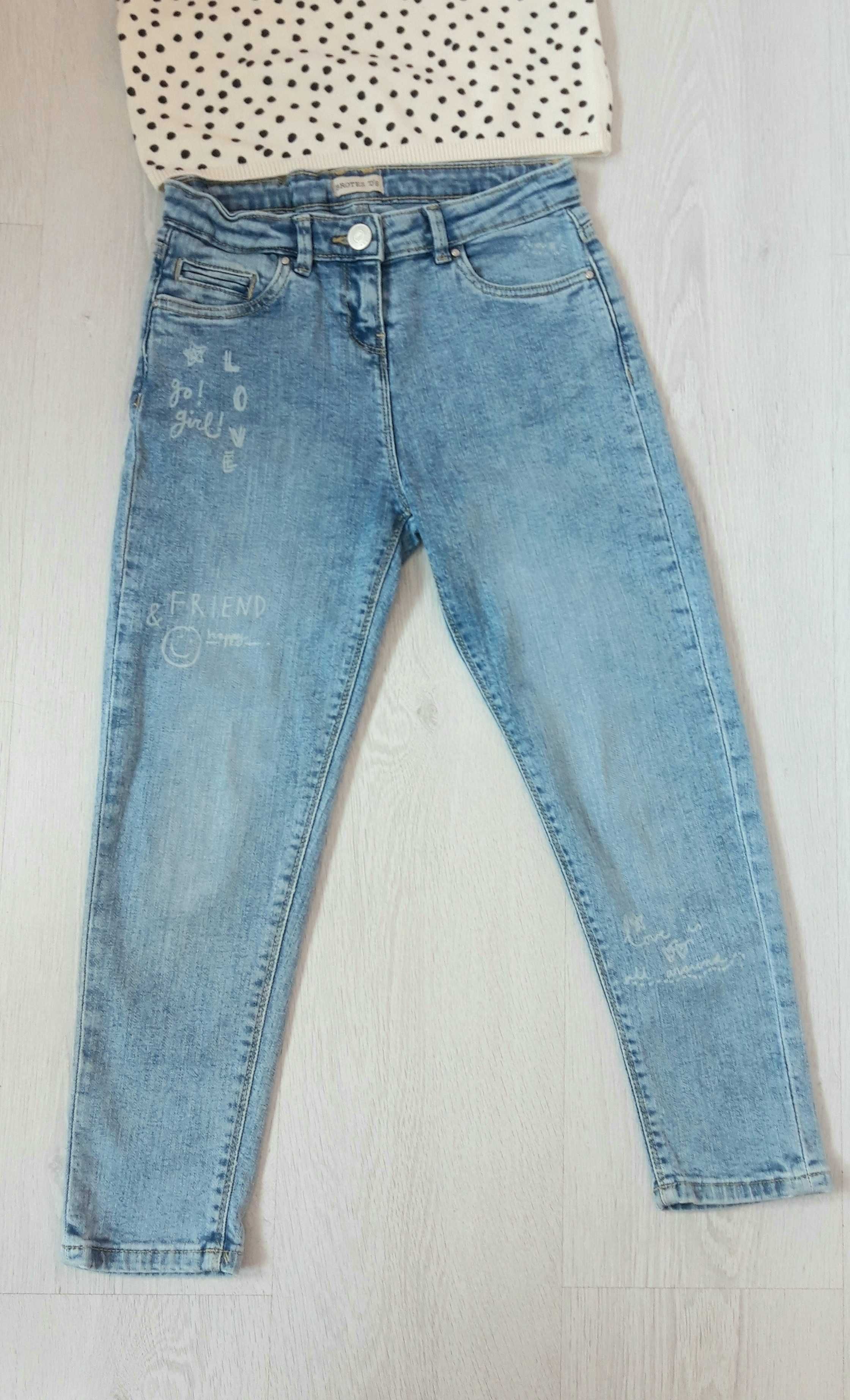Blugi BROTES si Bluza H&M 6-8 ani
