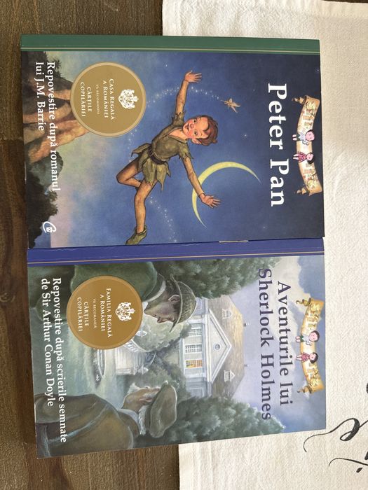 Cărți peter pan + aventurile lui Sherlock Holmes