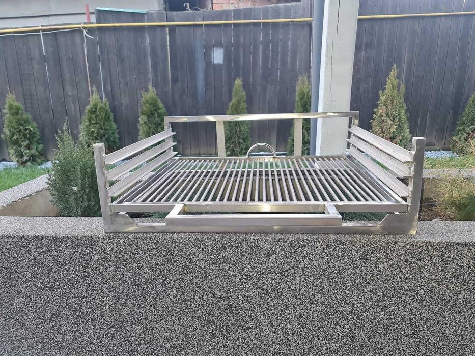 Grilaj inox alimentar-gratar caramida
