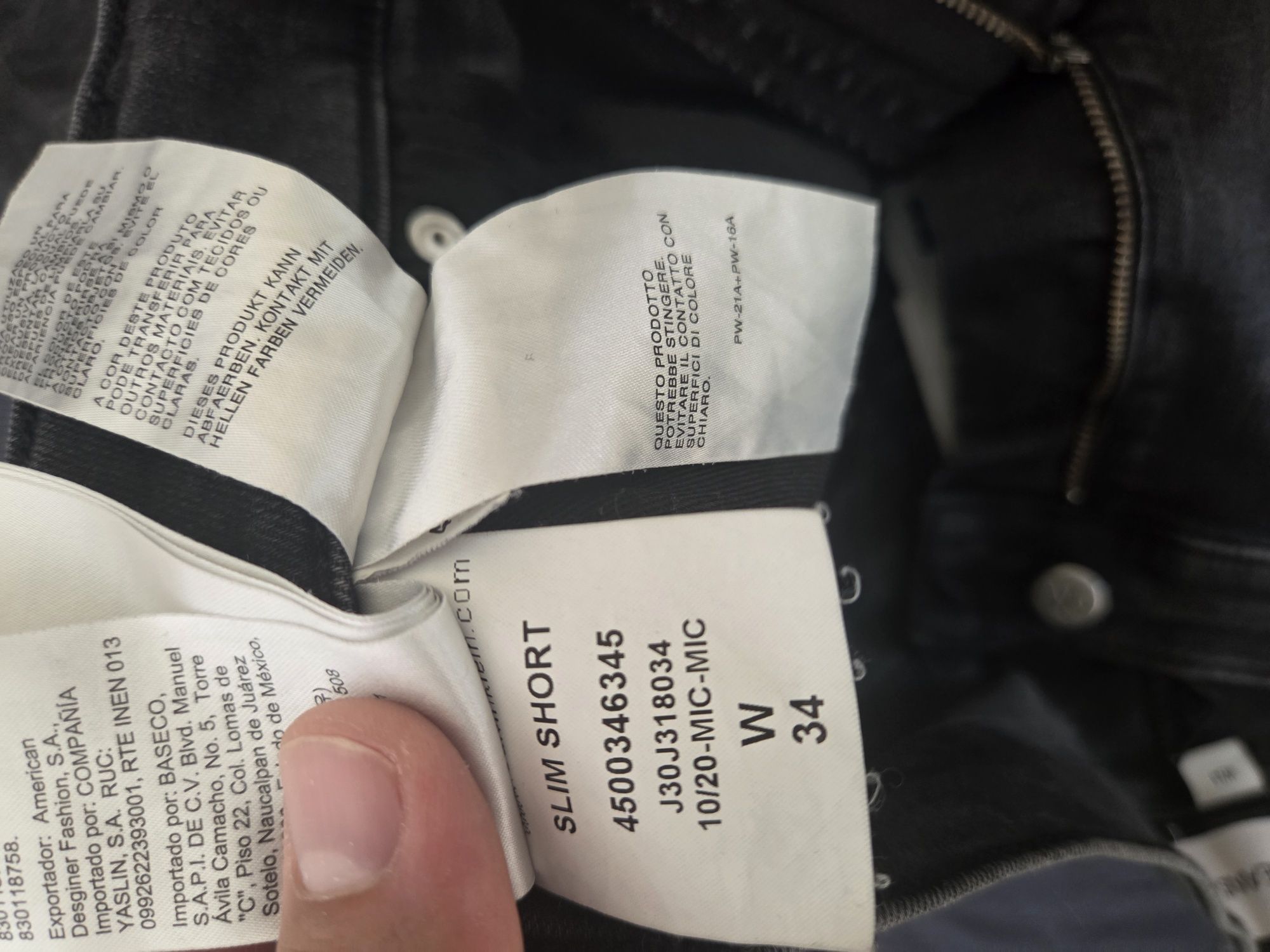 Мъжки къси дънки Calvin Klein