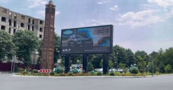 Led ekranlarda reklama Andijonda/ Реклама на лед экранах Андижона