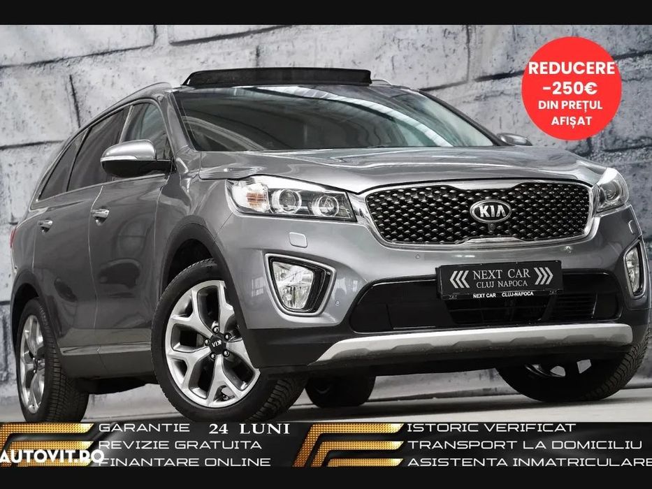 Kia Sorento GARANTIE 24LUNI*RATE*7 Locuri*4x4*200Cp*Automata*Piele*Navi*Ventilatie