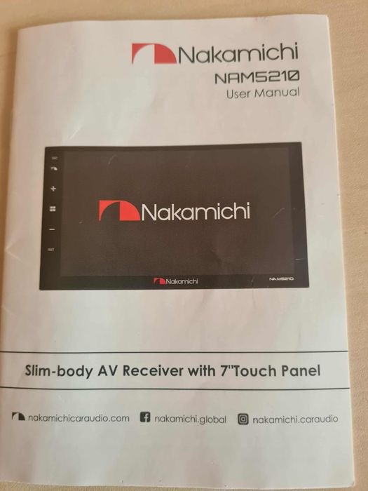 Nakamichi NAM5210 навигация