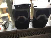 Statie amplificare cu 2 boxe panasonic