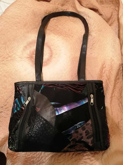 Дамска чанта естествена кожа