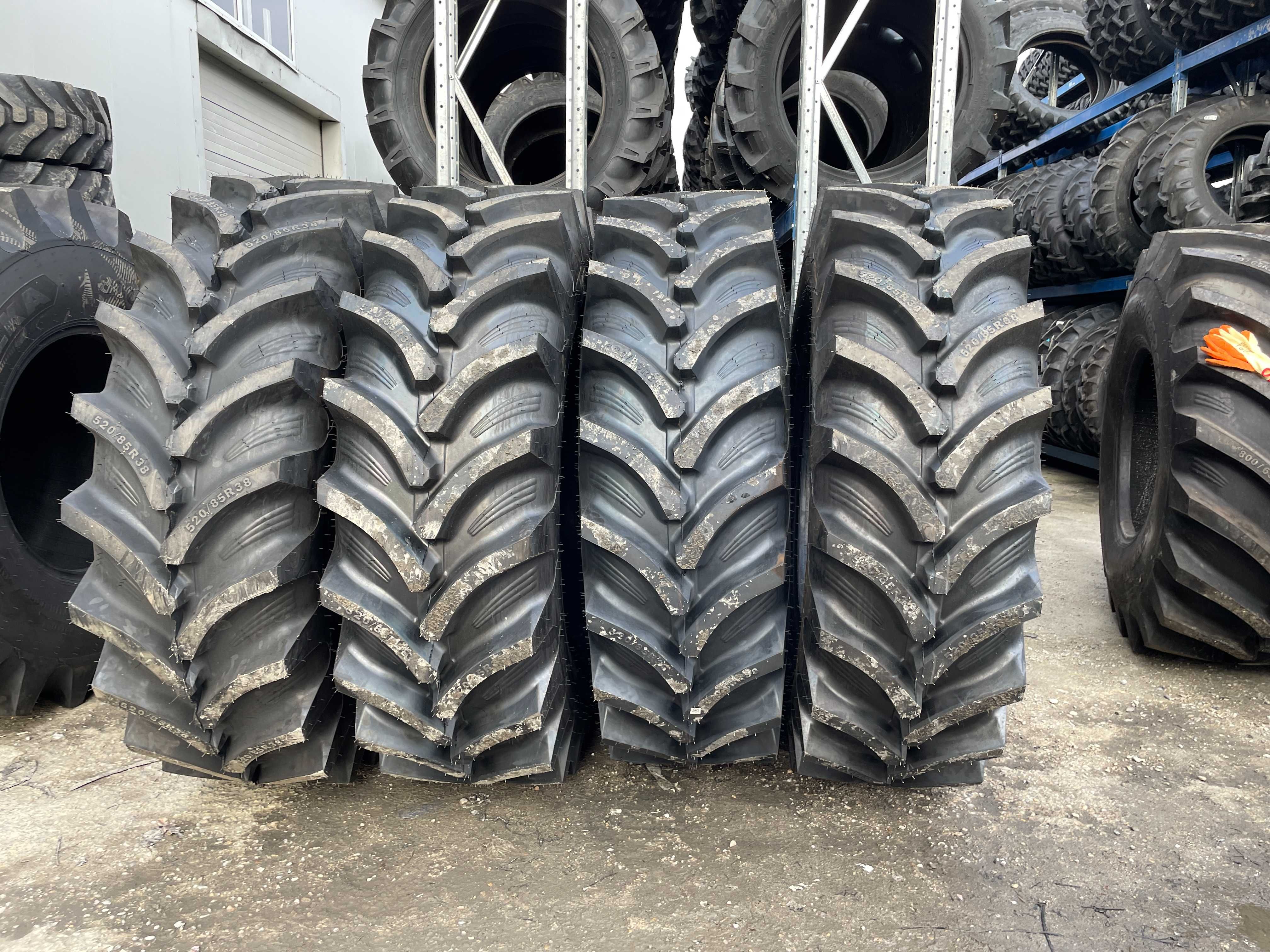 Anvelope agricole de tractor spate Radiale Tubeless 20.8-38  520/85R38