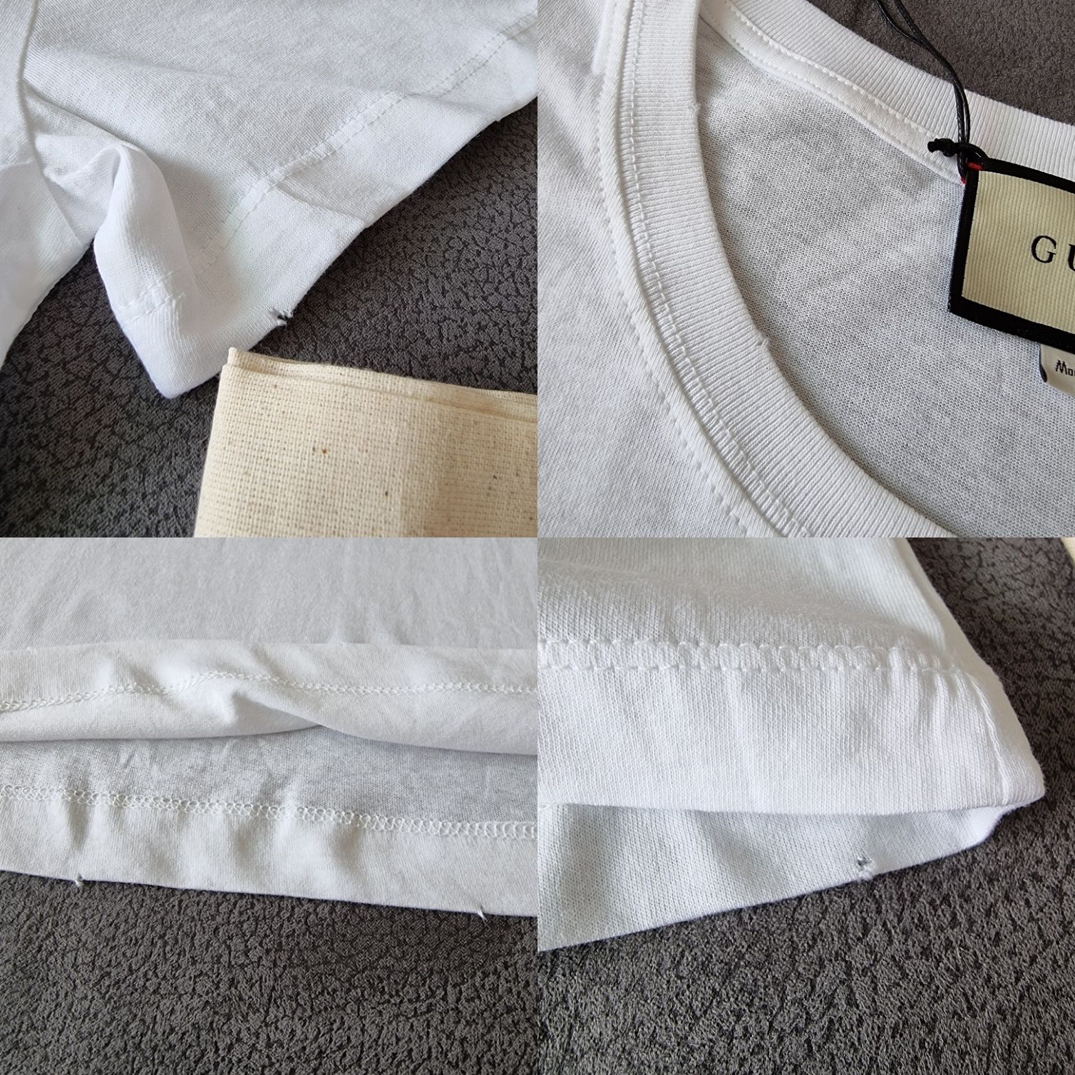 Gucci Oversize washed T-shirt with Gucci logo Намаление за последни