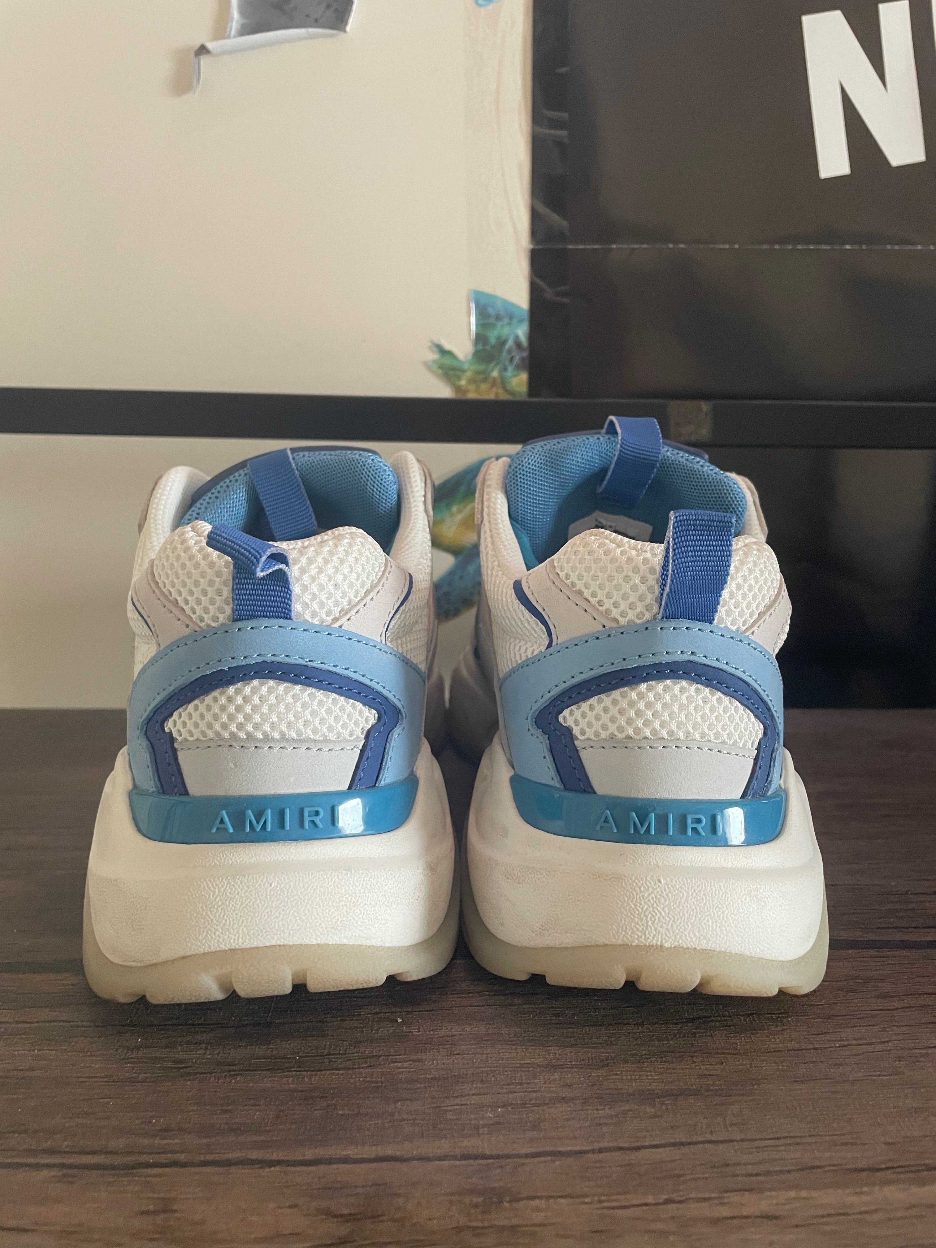 Amiri Bone Runner Blue size 42