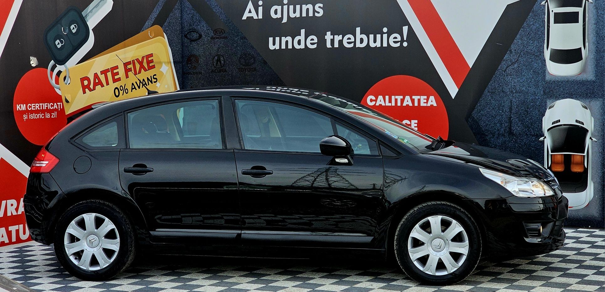 Citroen C4 1.6hdi 2010 E5 AUTOMAT klima Navi jante RATE Livrare gratui