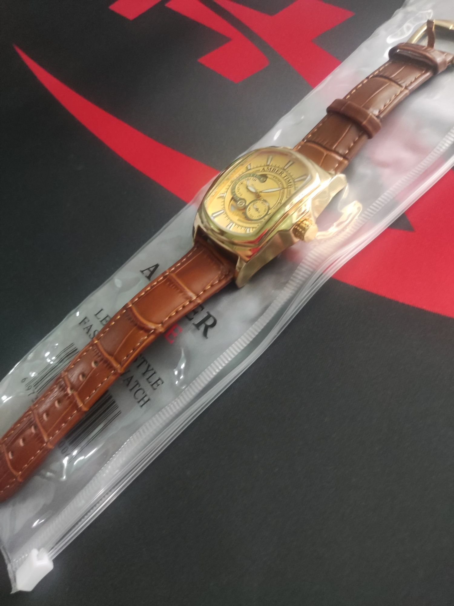 Новые кварцевые часы Amber Time (оригинал, сделаны в Китае)