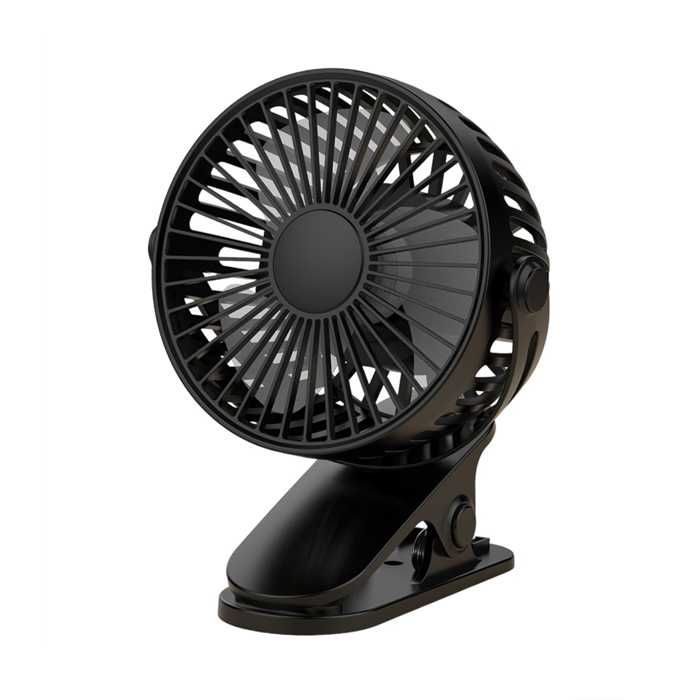 Вентилатор за автомобил с щипки, Въртяща се, 12V , 15см