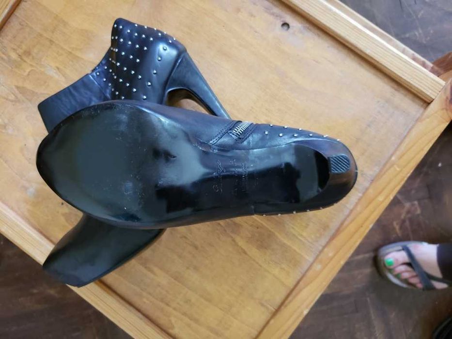 Mango обувки / боти естествена кожа, Нови