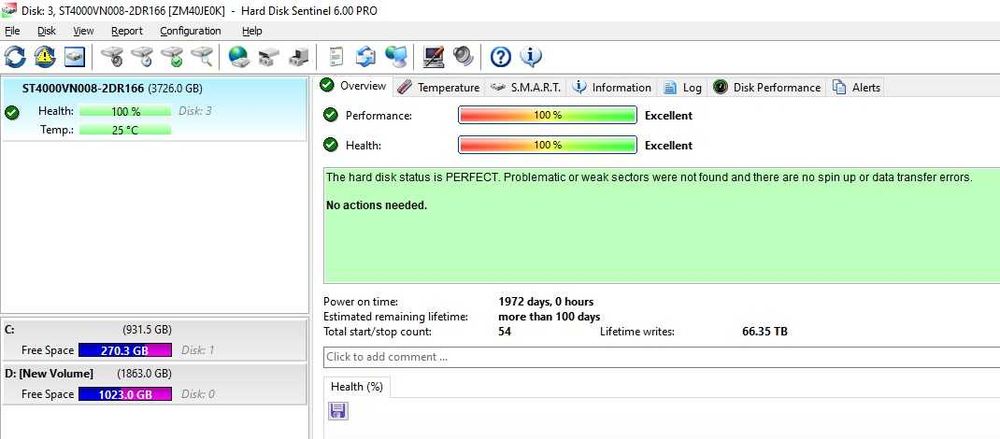 Hard disk desktop Seagate IronWolf NAS 4TB 5900rpm 64MB cache, SATAIII