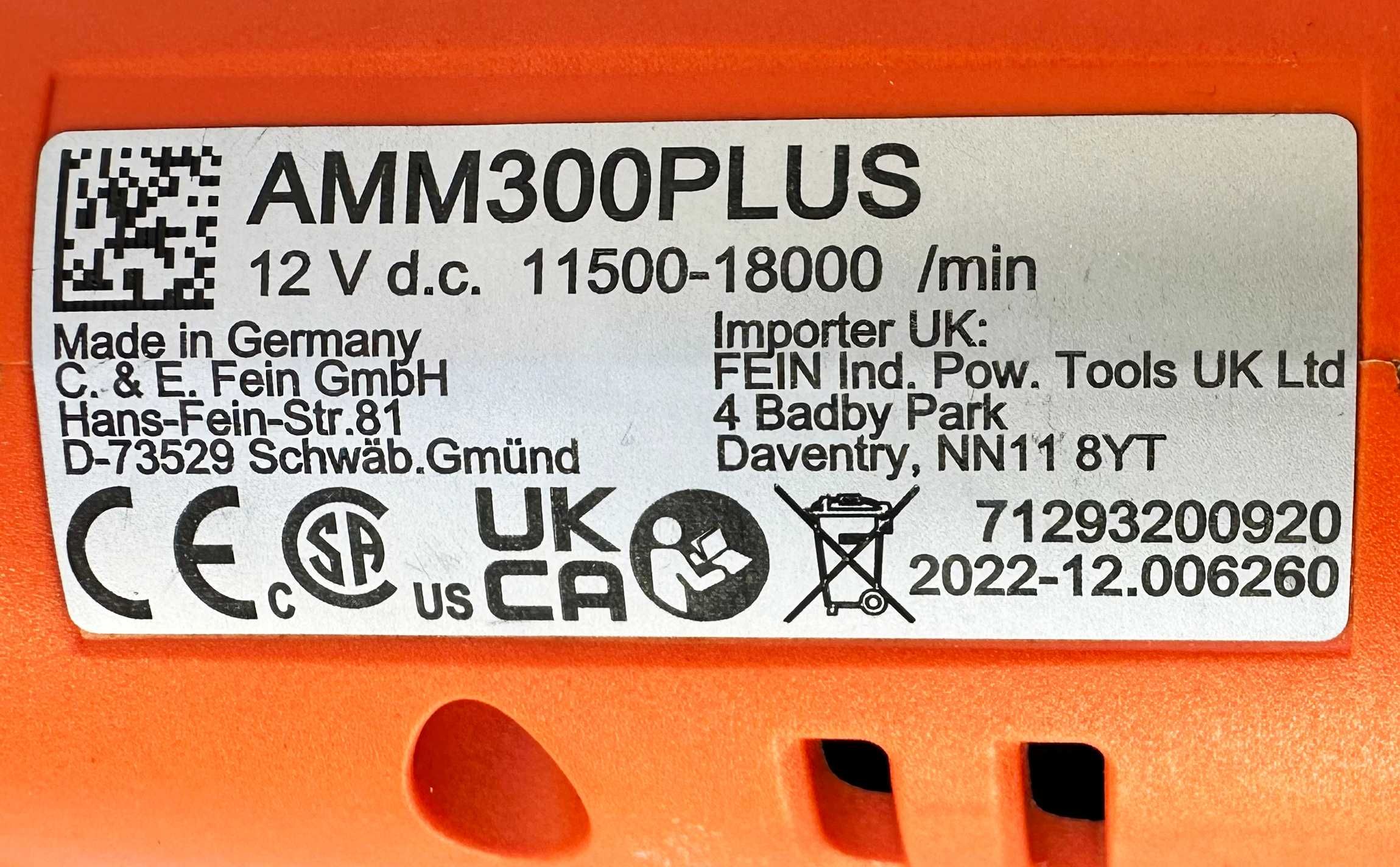 FEiN AMM300Plus - Акумулаторен многофункционален инструмент като нов!