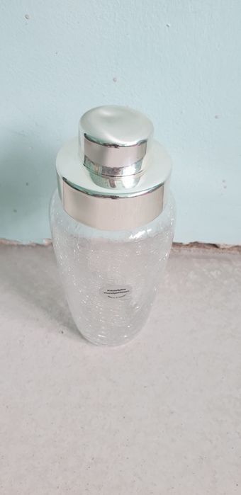 Accesoriu shaker cocktailuri vintage colectie cristal Germania 1960