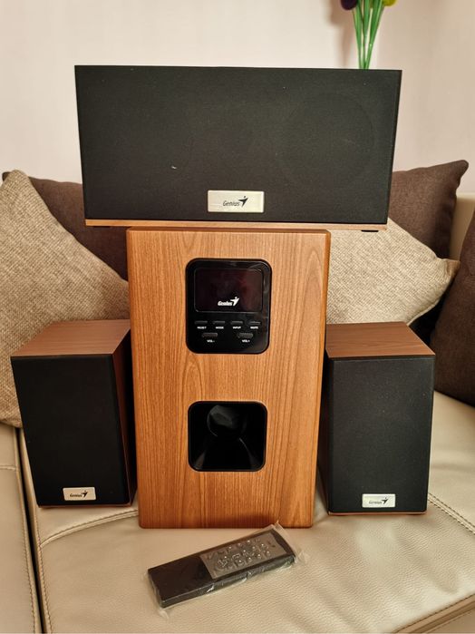 BOXE / GENIUS / Boxe 5.1 Genius SW-HF5.1 5050V2 Cherry(wood), LED