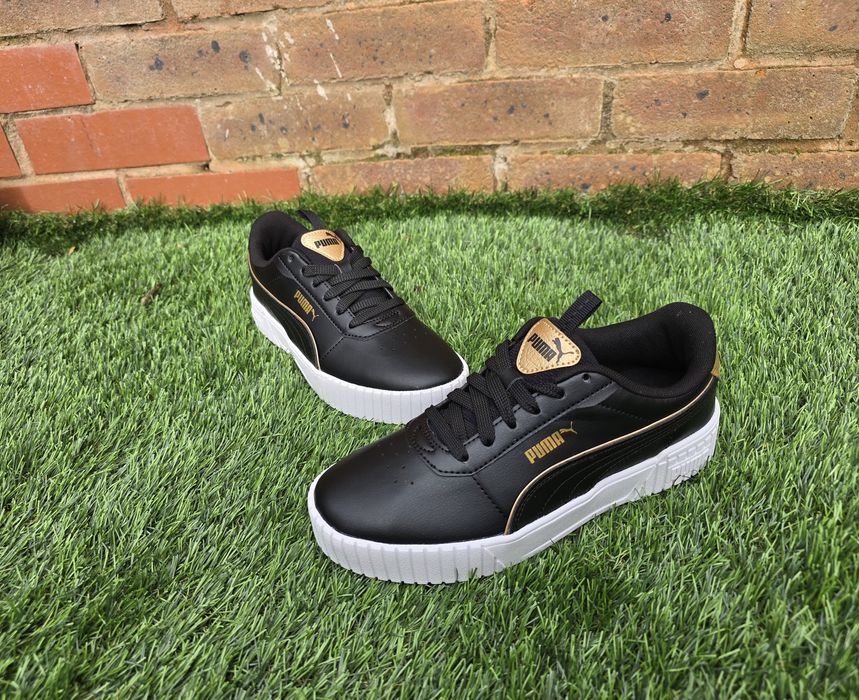 Adidasi Sneakers Puma Carina Originali  2.0 Pop Up Black & Gold