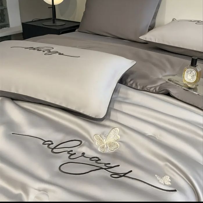 Спално бельо памучен сатен  комплект