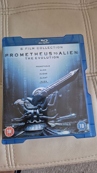 Prometheus to Alien 5 movies blu ray