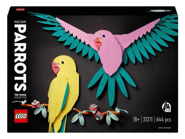LEGO Art 31211: Colectia de fauna - Papagali Ara