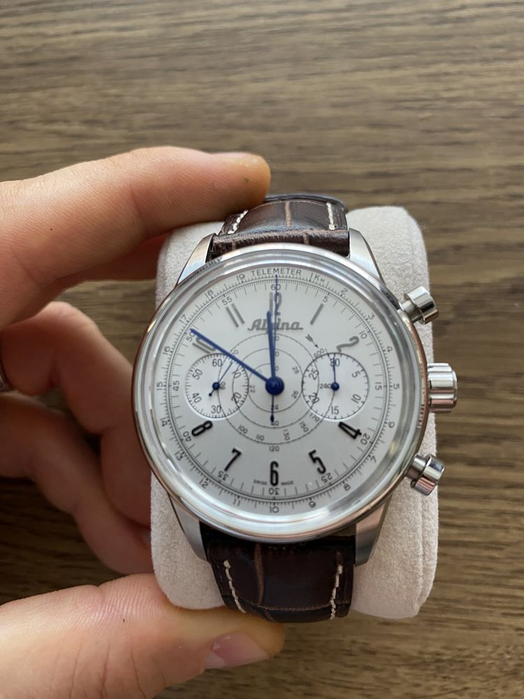 Vand ceas Alpina automatic cronograph, Valjoux 7750, impecabil