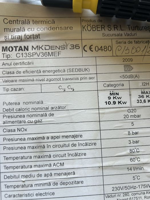 Centrala Motan 35 kw