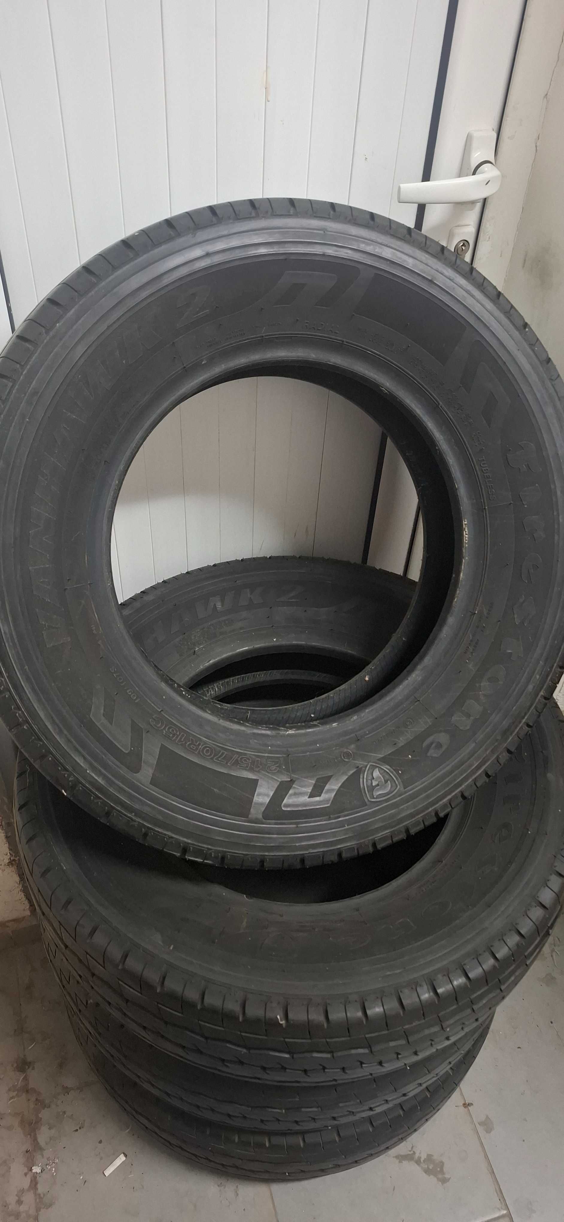 4бр. 215/70/15 C Firestone 9mm грайфер, дот 20г. Предлагаме монтаж ++