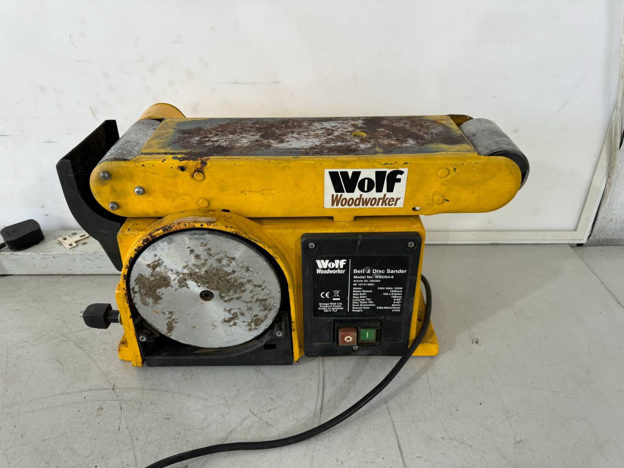 Дисков и лентов шлайф - Wolf 250 W