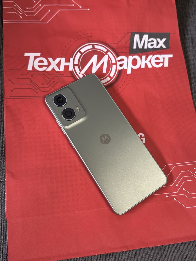 ^^^КАТО НОВ 128GB Motorola g24 5G Гаранция Техномаркет 2027 Green