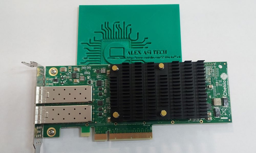 Placa Retea Originala 2 x 10/25Gbe Chelsio T6225-CR GbE SFP28