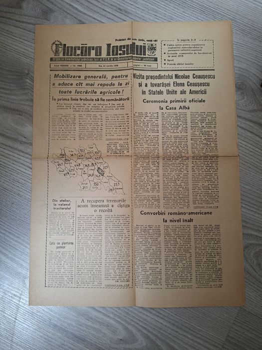 Revista Flacara Iasului - aprilie 1978