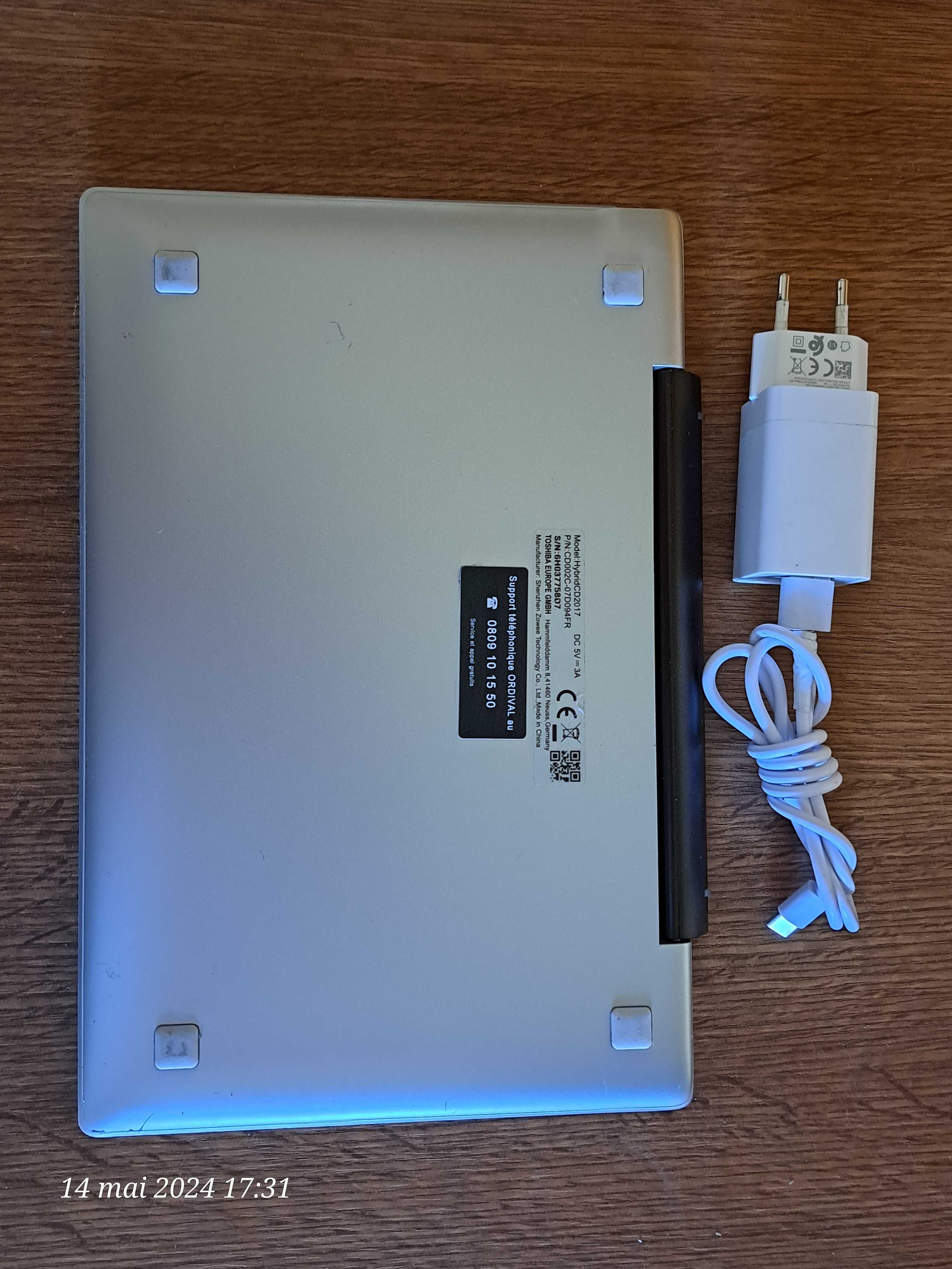 Laptop+tableta TOSHIBA HybridCD2017, cu Intel,4Gb RAB si SSd de 128Gb
