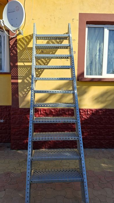 scarii metalice zincate exterioare și pentru incendii , platforme, pod
