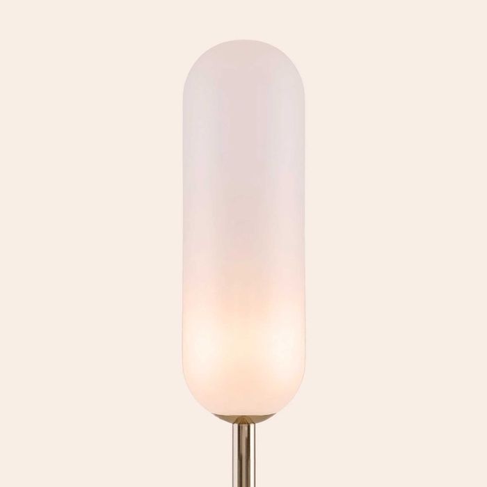 Подова лампа Houseof Olive Green Marble Curve