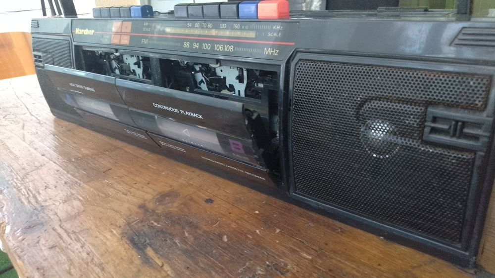 Karcher Radio casetofon dublu - Colecție Vintage