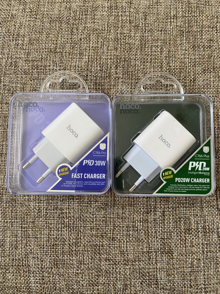 Адаптер быстрая зарядка для iPhone  USB-c lightning