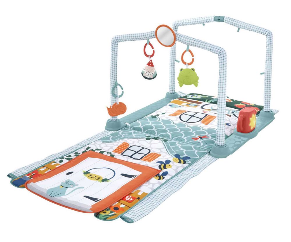 Активна гимнастика 3в1 Fisher Price, пълзи и играй