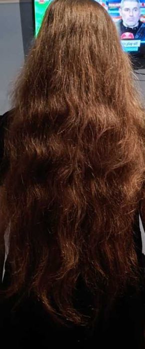 Vând păr lung natural șaten