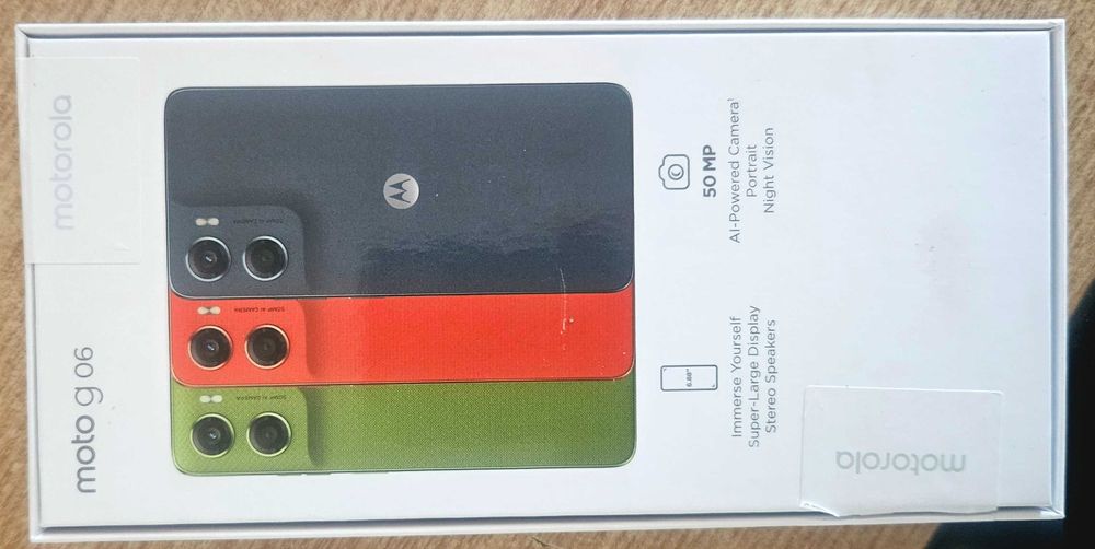 Telefon MOTOROLA G06, 256GB, 4GB RAM, Dual SIM, Tapestry