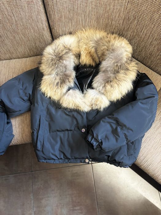 Богат естествен косъм яке