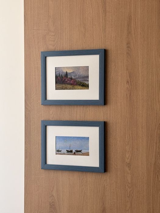 Картины маслом 16 штук (пейзаж) в новой раме, Rasimlar