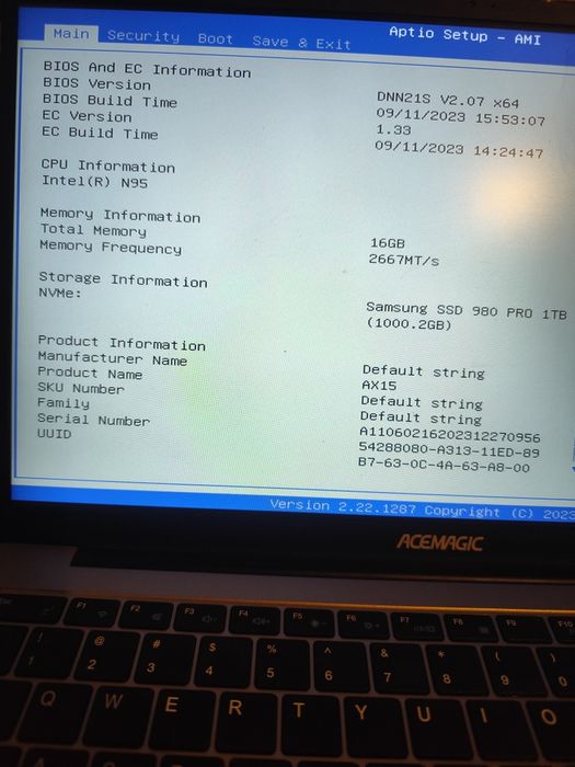 Ssd Samsung 1TB și RAM 8Gb