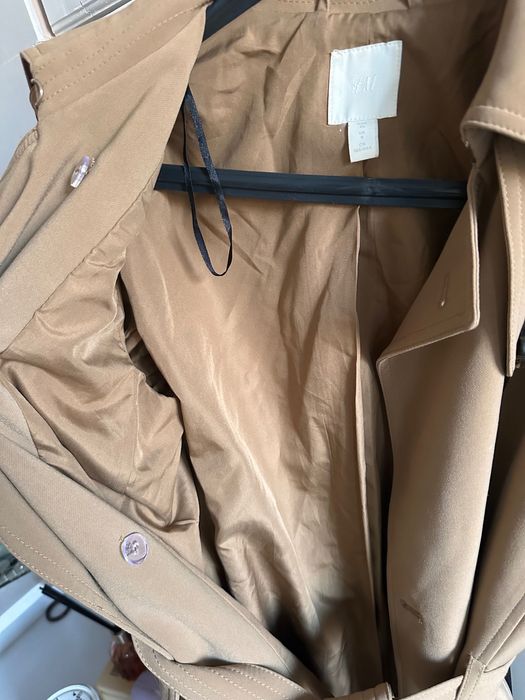 Тренч палто H&M в цвят канела