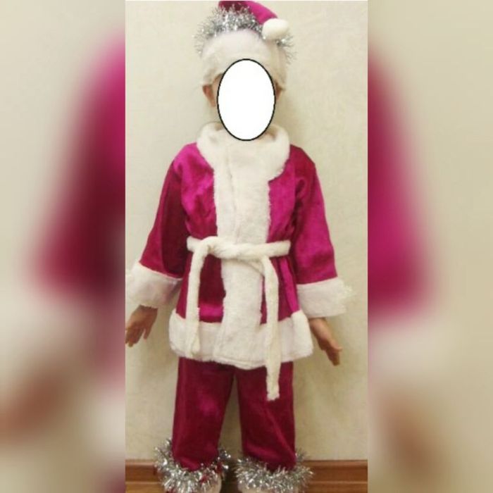 Костюм санты,3-4года