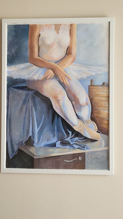 Tablou pictat în tempera